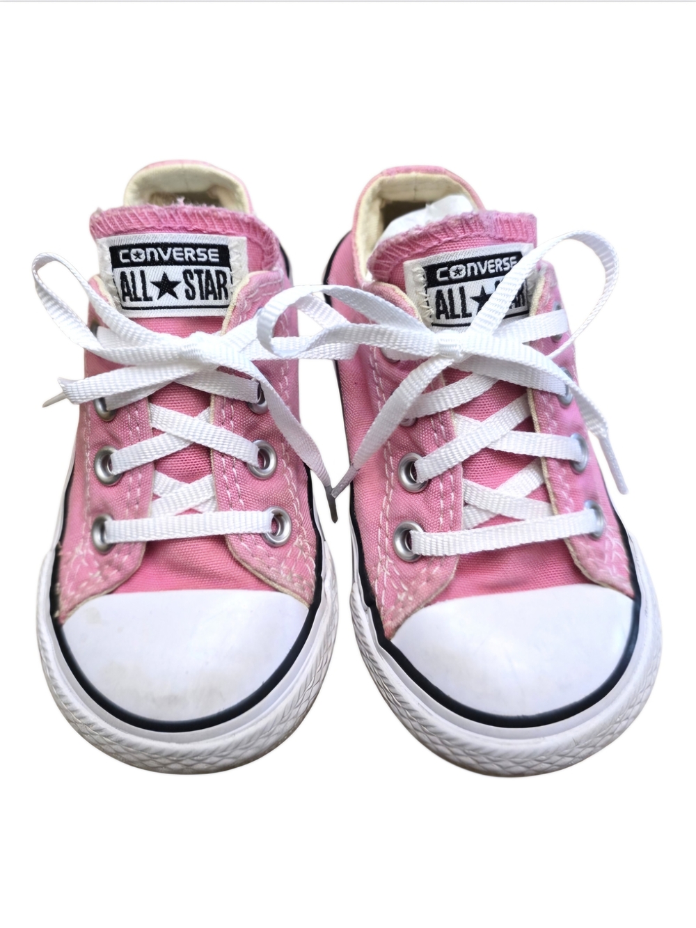 Converse All Star Infant's Pink Low Top Sneakers Sz 5